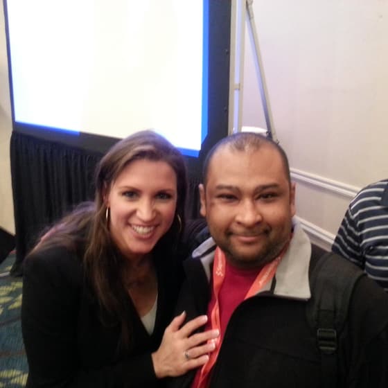 Mauricio Piña with people at industry and community events