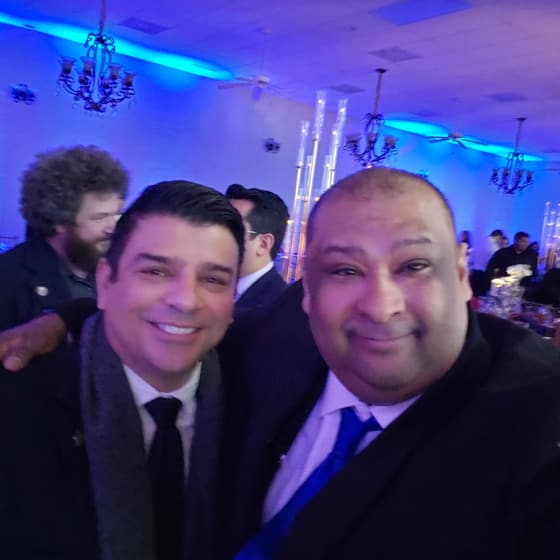 Mauricio Piña with people at industry and community events
