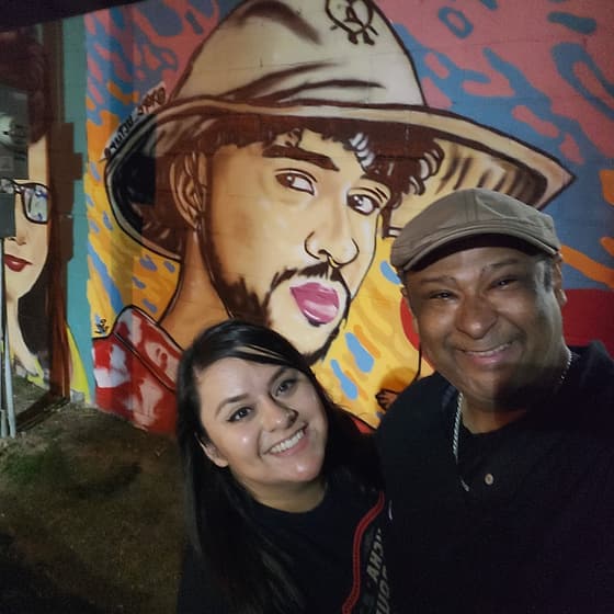 Mauricio Piña with people at industry and community events