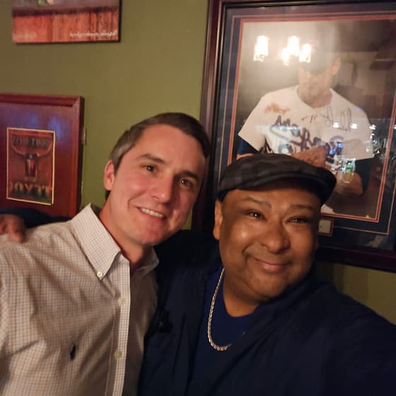 Mauricio Piña with people at industry and community events