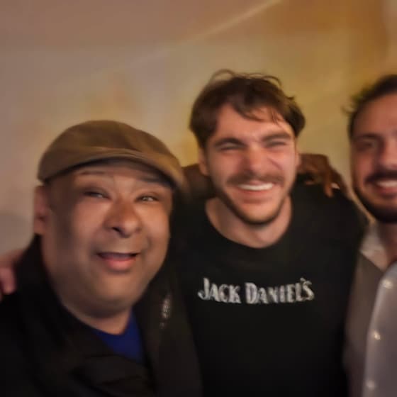 Mauricio Piña with people at industry and community events