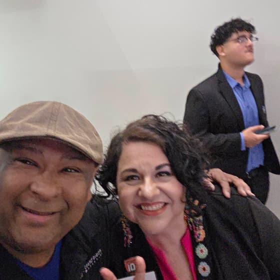 Mauricio Piña with people at industry and community events
